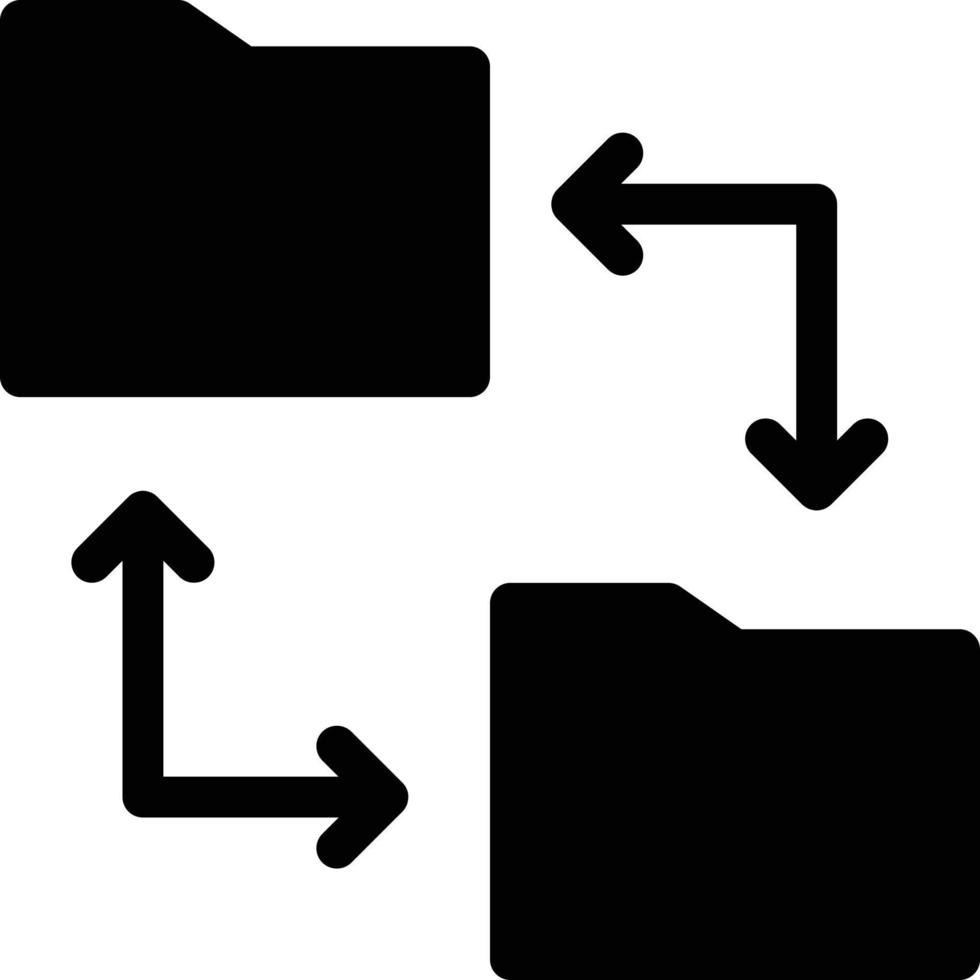 ordner teilen vektorillustration auf einem hintergrund. hochwertige symbole. Vektorsymbole für Konzept und Grafikdesign. vektor