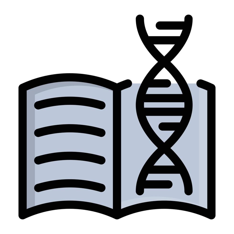 dna bok vektor illustration på en bakgrund. premium kvalitet symbols.vector ikoner för koncept och grafisk design.