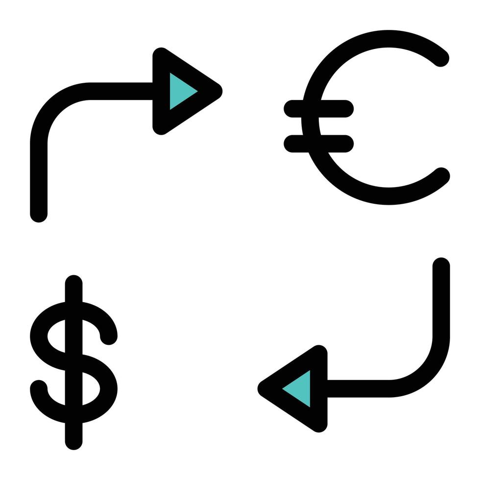 tauschen sie vektorillustration auf einem hintergrund aus. hochwertige symbole. Vektorsymbole für Konzept und Grafikdesign. vektor