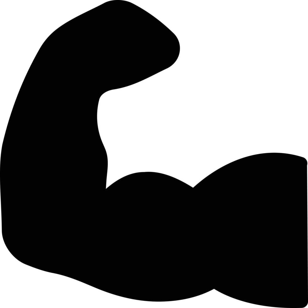 biceps vektorillustration på en background.premium kvalitetssymboler. vektor ikoner för koncept och grafisk design.