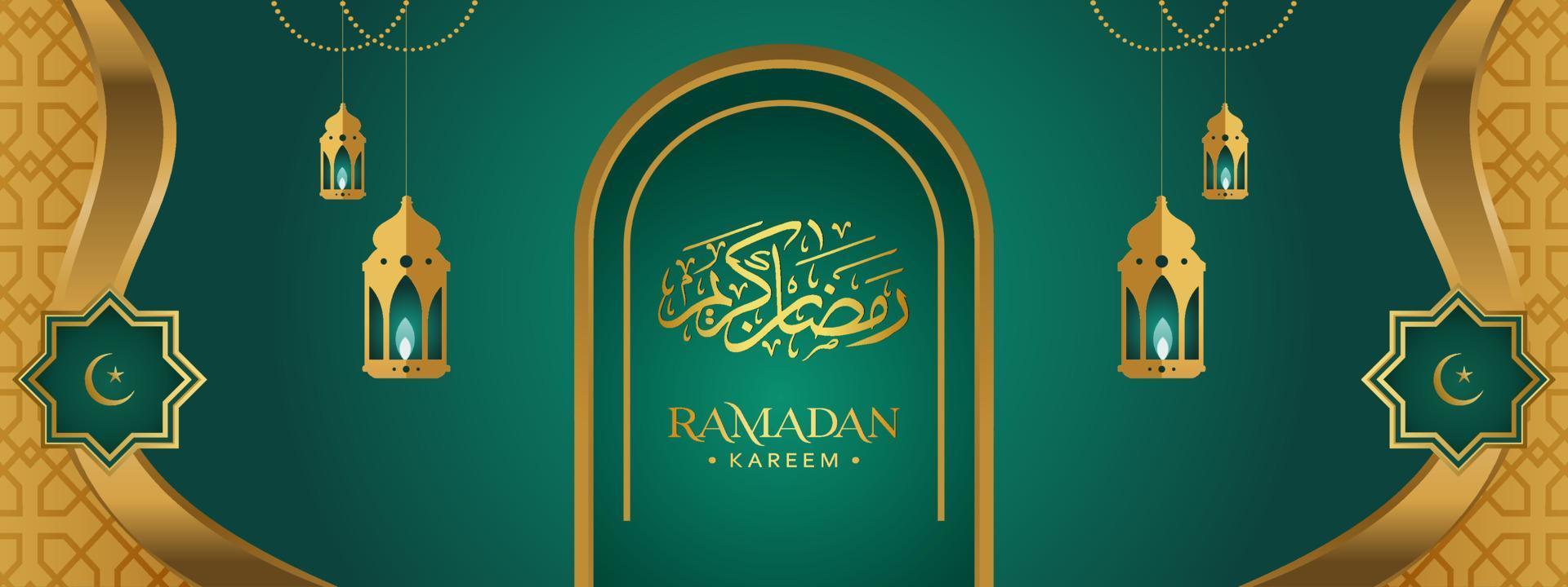 ramadan kareem hintergrunddesign. vektorillustration für grußkarten, poster und banner vektor