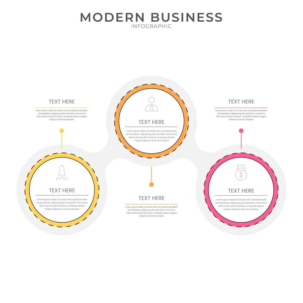 elegant infographic 3d vektor mall med steg för framgång. presentation med linjeelement ikoner. affärsidédesign kan användas för webb-, broschyr-, diagram-, diagram- eller bannerlayout