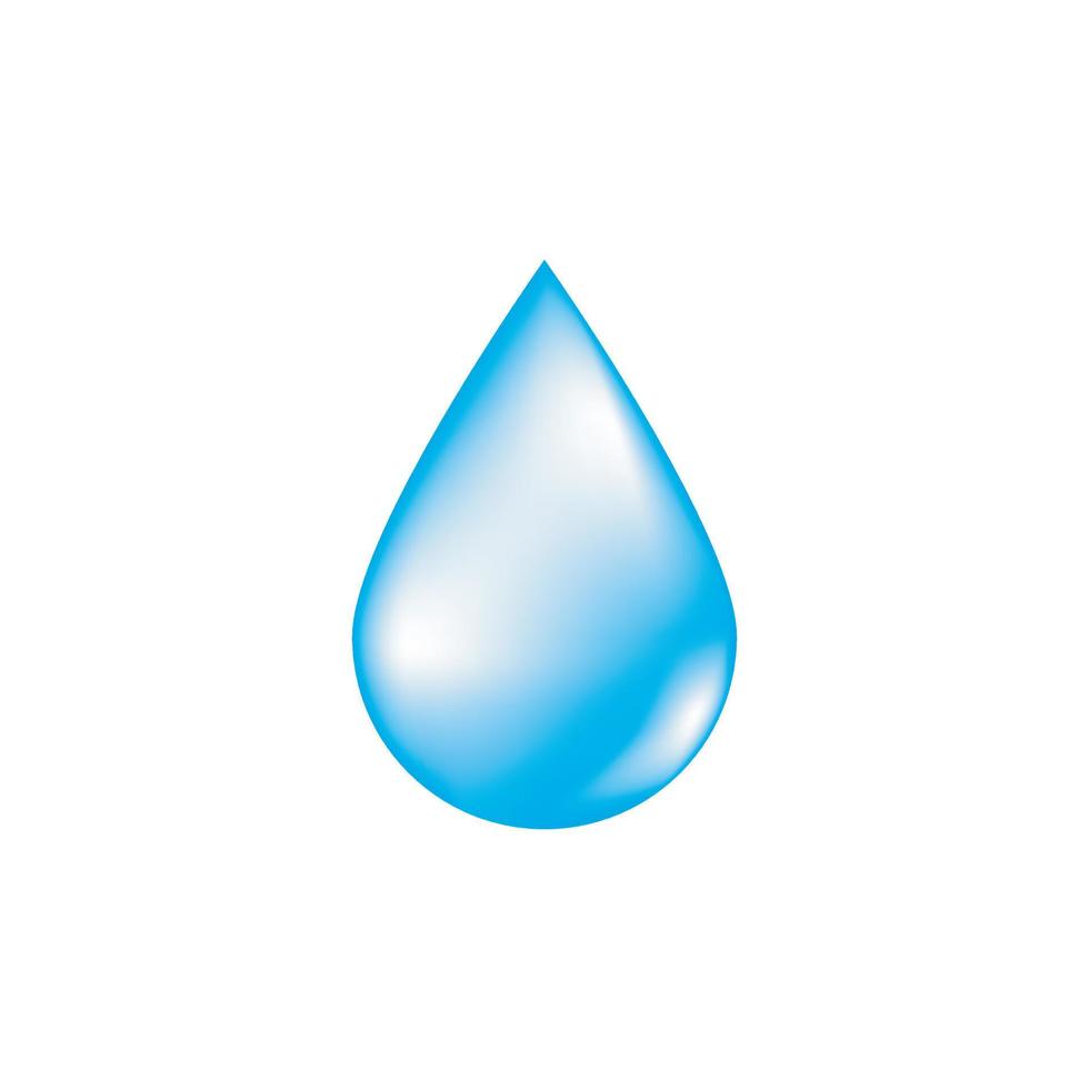 vatten droppe ikon vektor