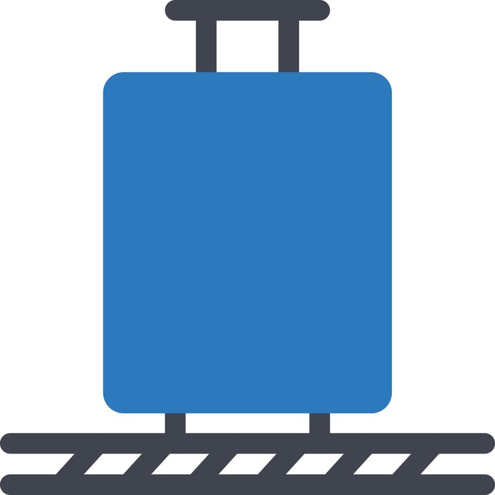 Gepäck-Vektor-Illustration auf einem Hintergrund. Premium-Qualitätssymbole. Vektorsymbole für Konzept und Grafikdesign. vektor