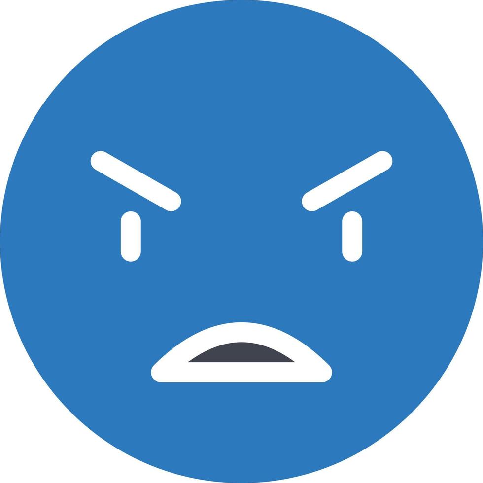 Wütende Emoji-Vektorillustration auf einem Hintergrund. Premium-Qualitätssymbole. Vektorsymbole für Konzept und Grafikdesign. vektor