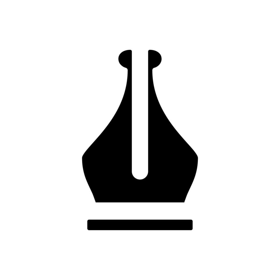 Symbol für Stiftwerkzeugpfad vektor