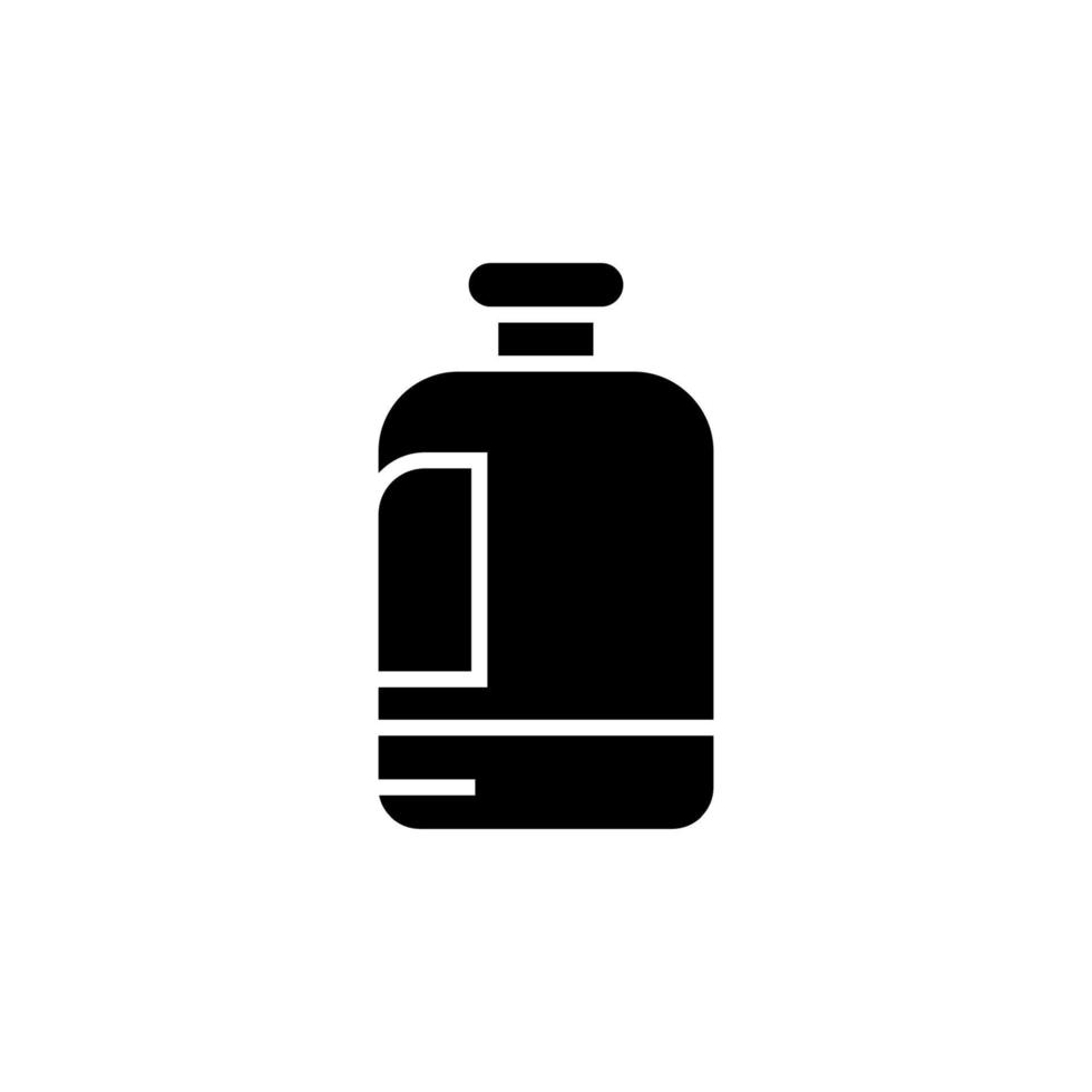 Symbol für Sportwasserflasche vektor