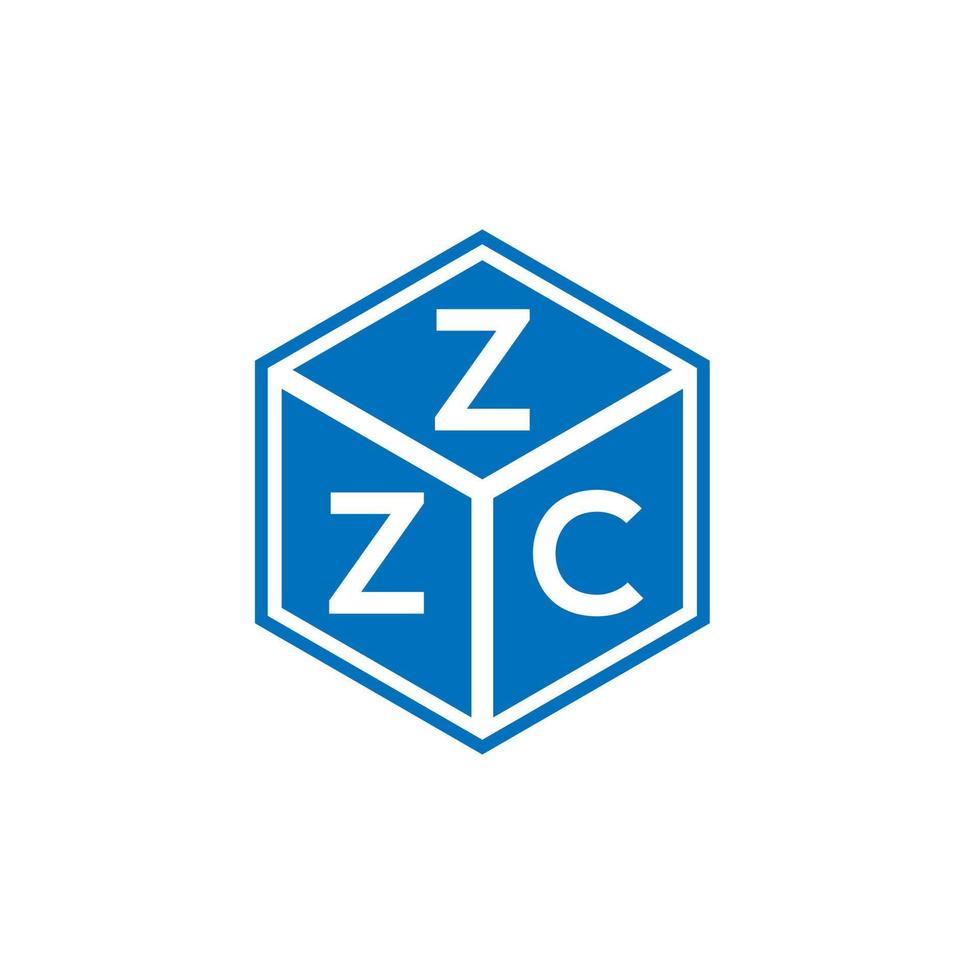 zzc-Buchstaben-Logo-Design auf weißem Hintergrund. zzc kreative Initialen schreiben Logo-Konzept. zc Briefgestaltung. vektor