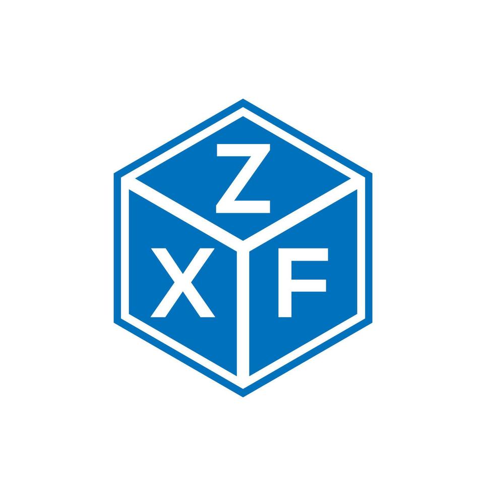 zxf brev logotyp design på vit bakgrund. zxf kreativa initialer brev logotyp koncept. zxf bokstavsdesign. vektor