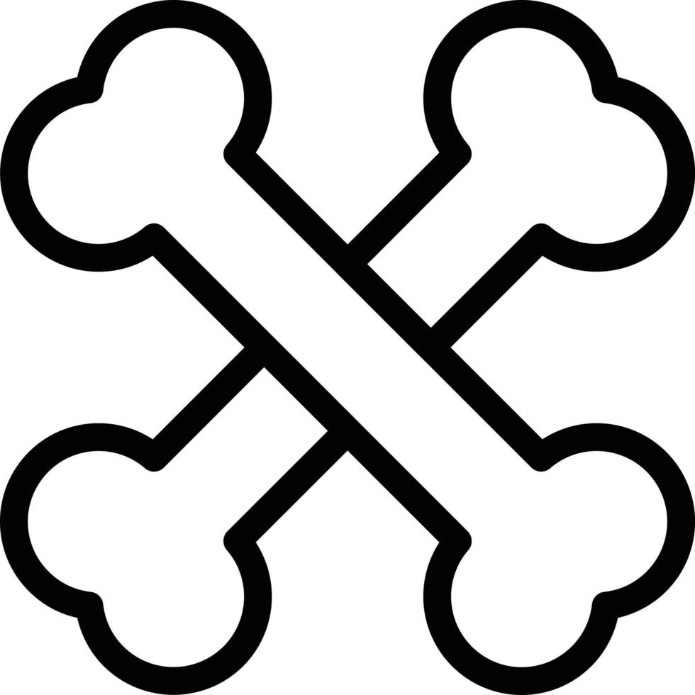 crossbones vektor illustration på en bakgrund. premium kvalitet symbols.vector ikoner för koncept och grafisk design.