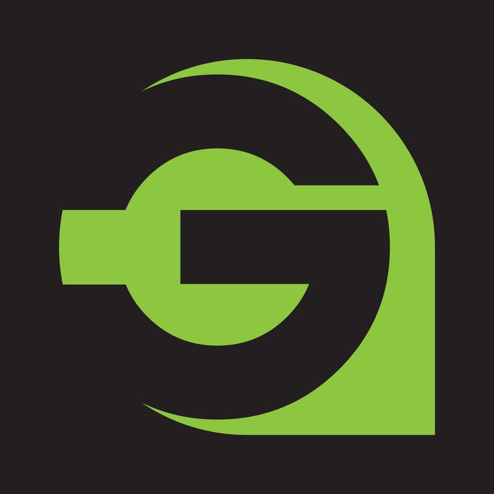 anfangsbuchstabe logo g, logo-vorlage vektor
