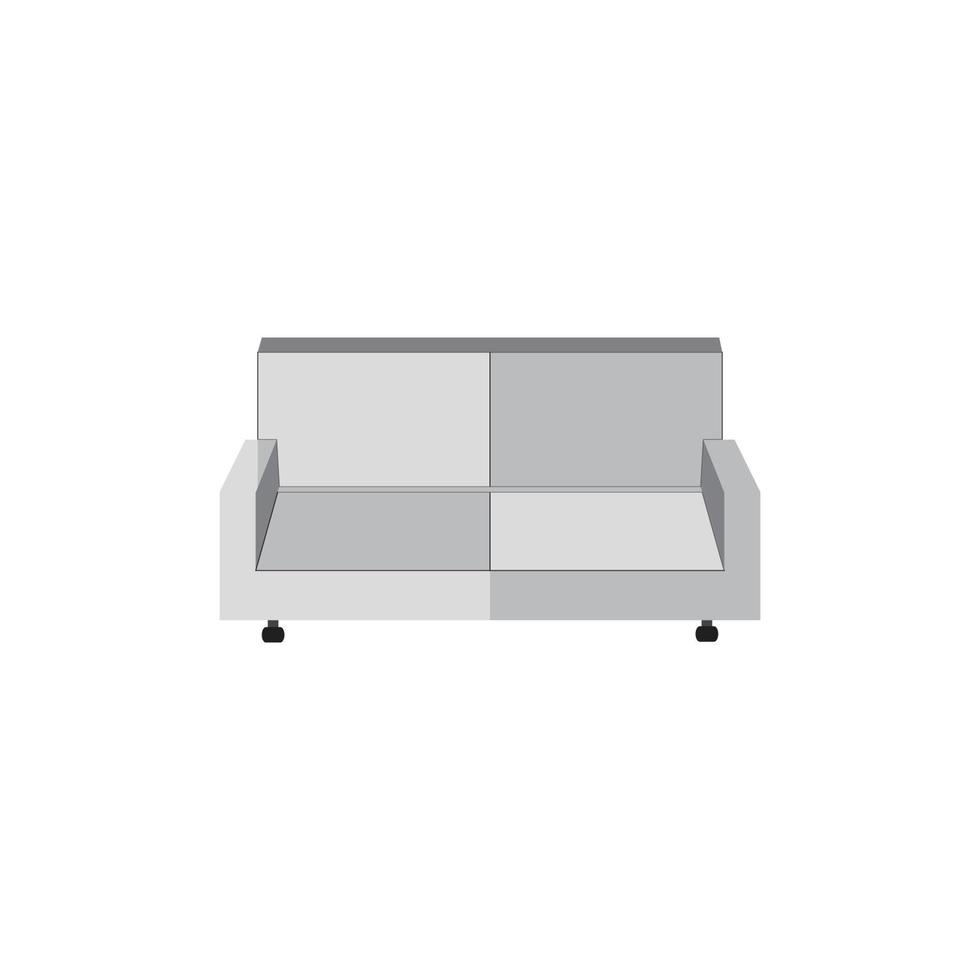 Sofa Vektor Logo Symbol Illustration Hintergrund