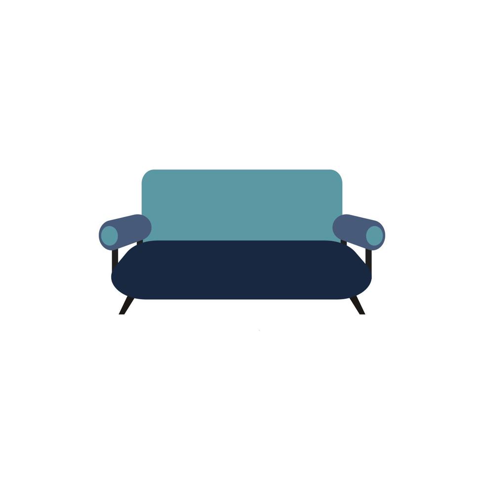 Sofa Vektor Logo Symbol Illustration Hintergrund