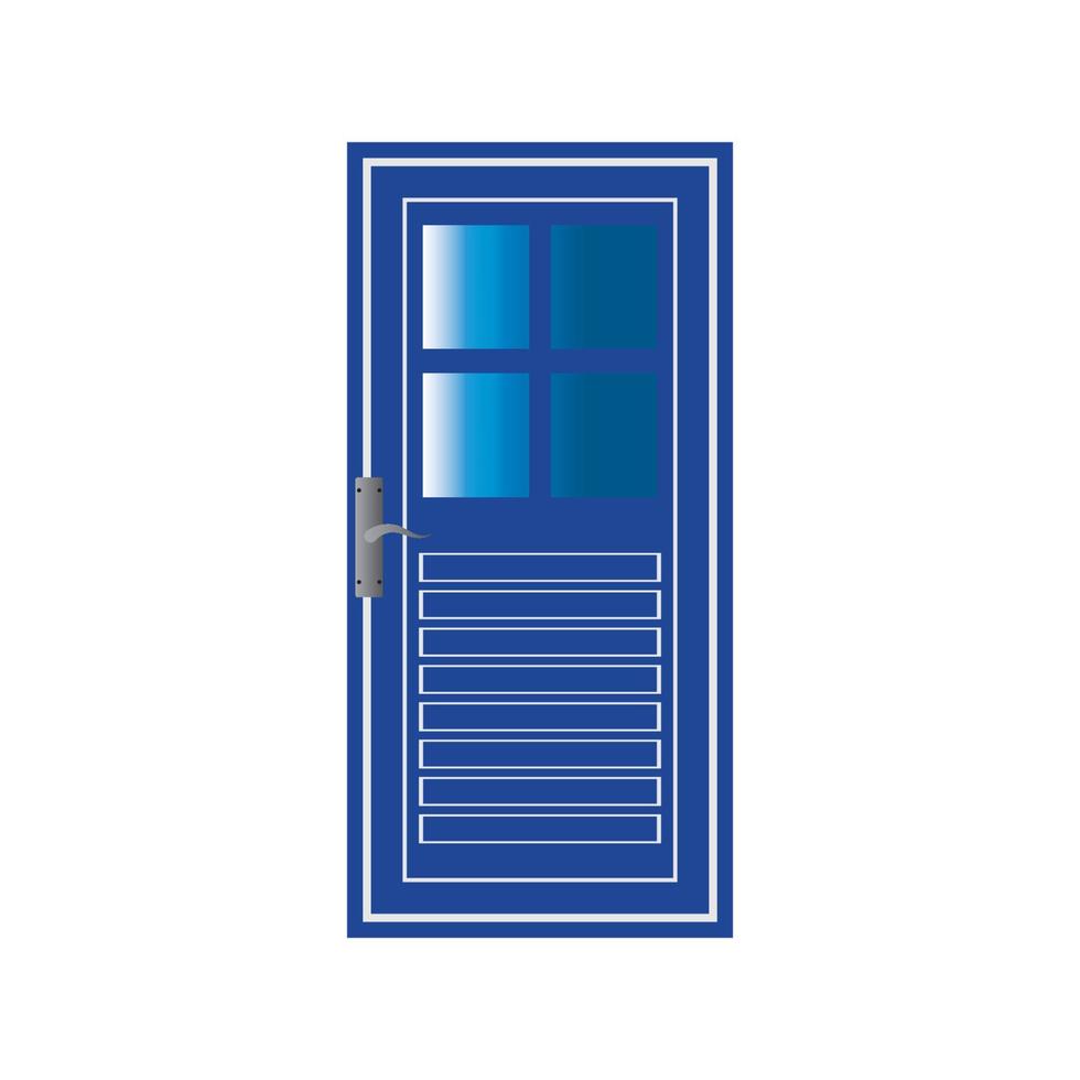 moderne Türen Hauseingangstüren Hausvektor vektor