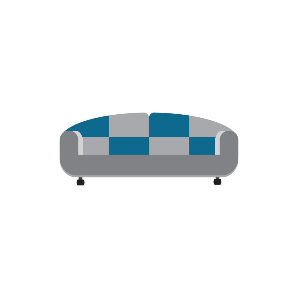 Sofa Vektor Logo Symbol Illustration Hintergrund