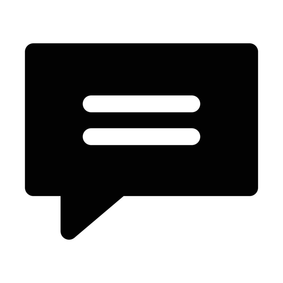 Nachrichten-Chat-Vektorsymbol, das für kommerzielle Arbeiten geeignet ist und leicht geändert oder bearbeitet werden kann vektor