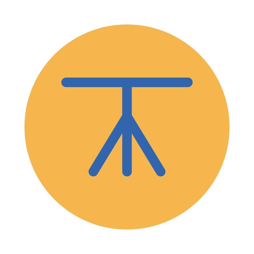 matbord vektor ikon som är lämplig för kommersiellt arbete och enkelt ändra eller redigera den