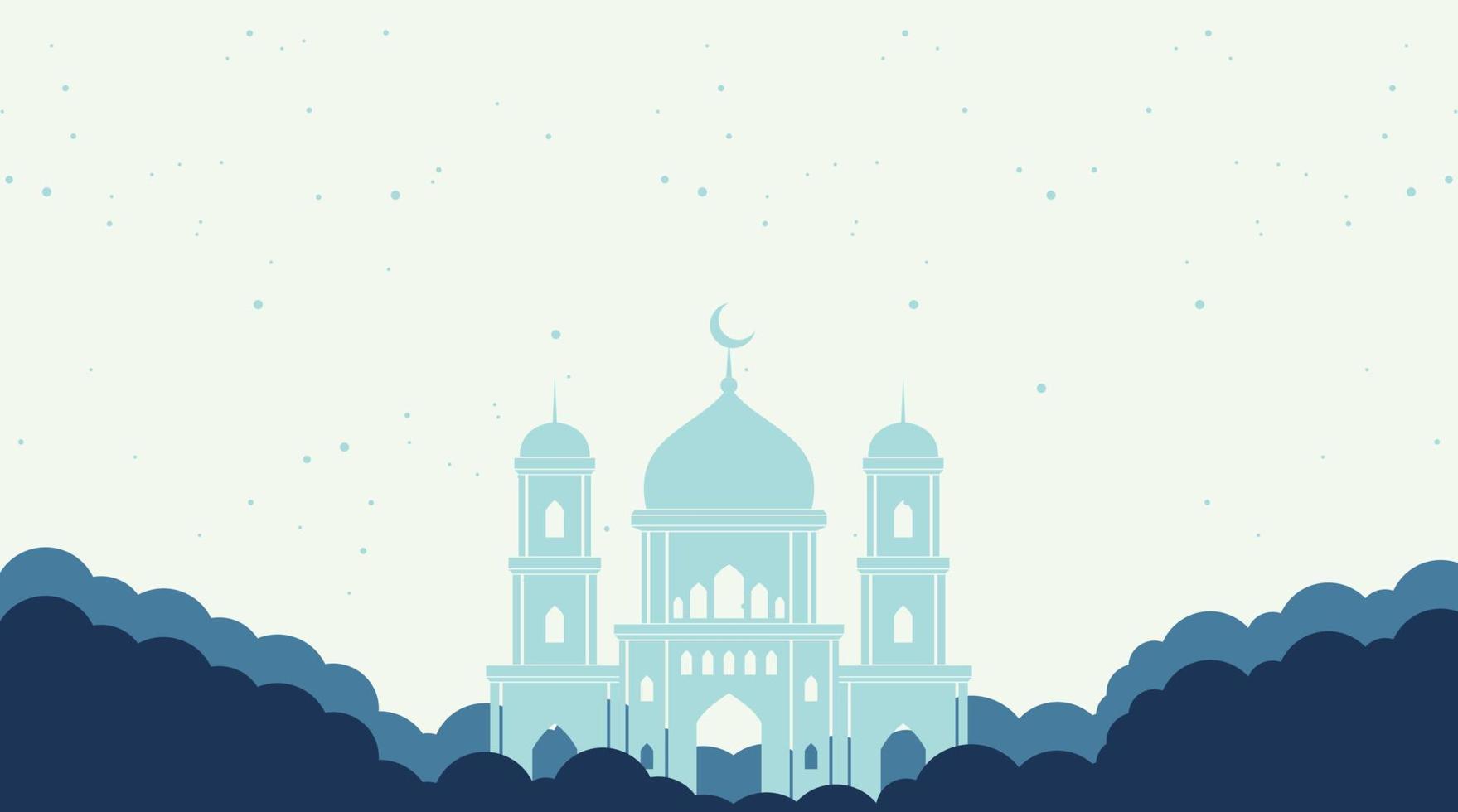 islamisches hintergrunddesign. Ramadan-Hintergrund. Eid Mubarak-Hintergrund vektor