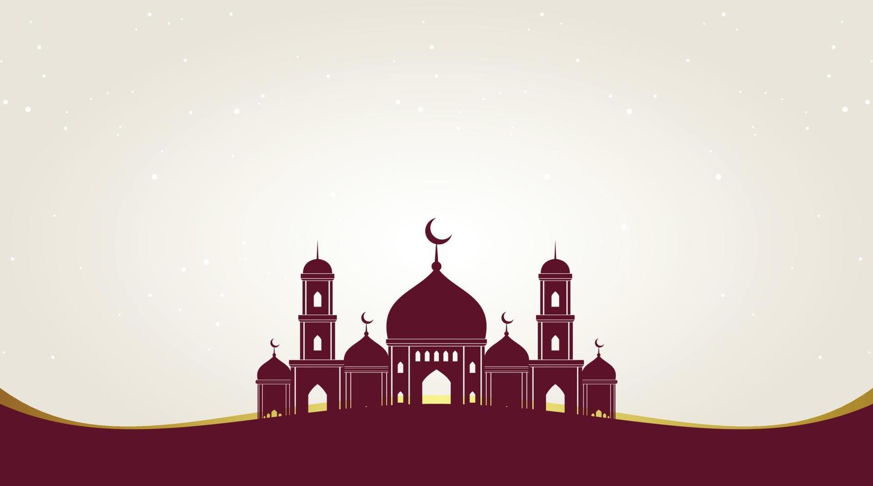 islamisches hintergrunddesign. Ramadan-Hintergrund. Eid Mubarak-Hintergrund vektor