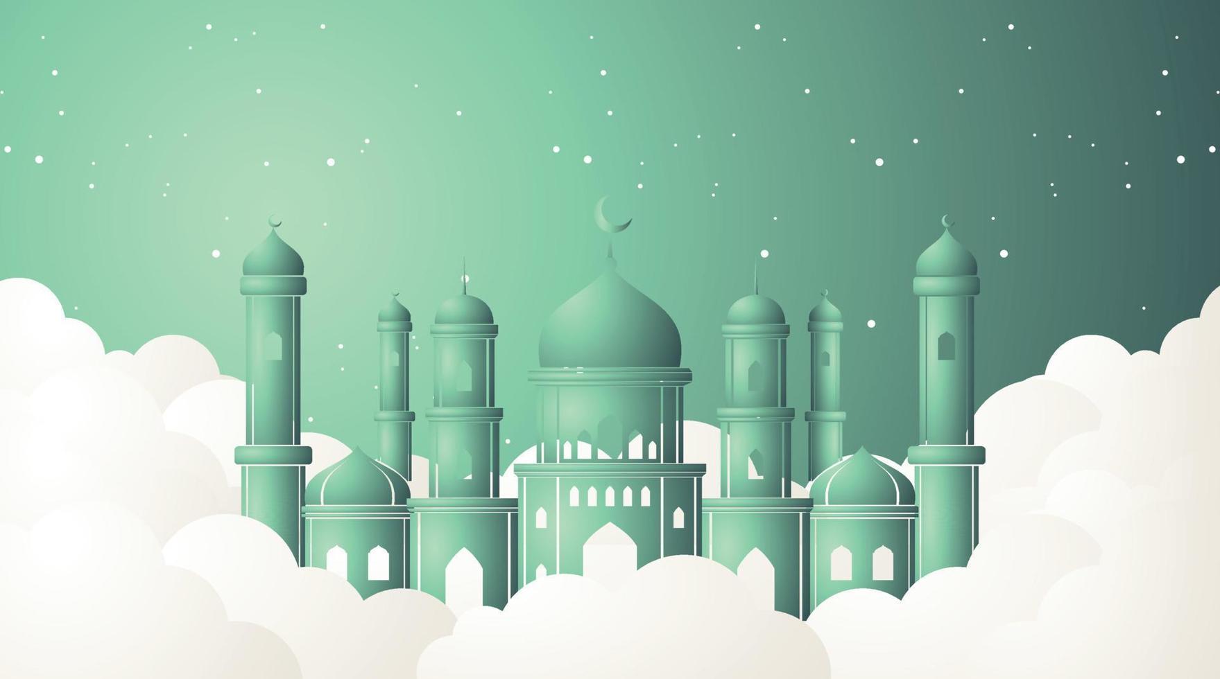 islamisk bakgrundsdesign. ramadan bakgrund. eid mubarak bakgrund vektor