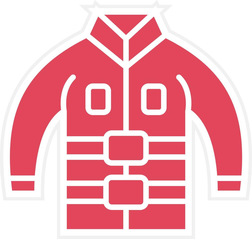 Feuerwehrjacke im Icon-Stil vektor