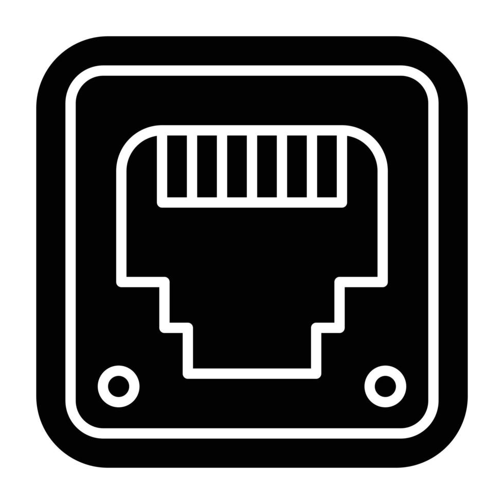 Ethernet-Icon-Stil vektor