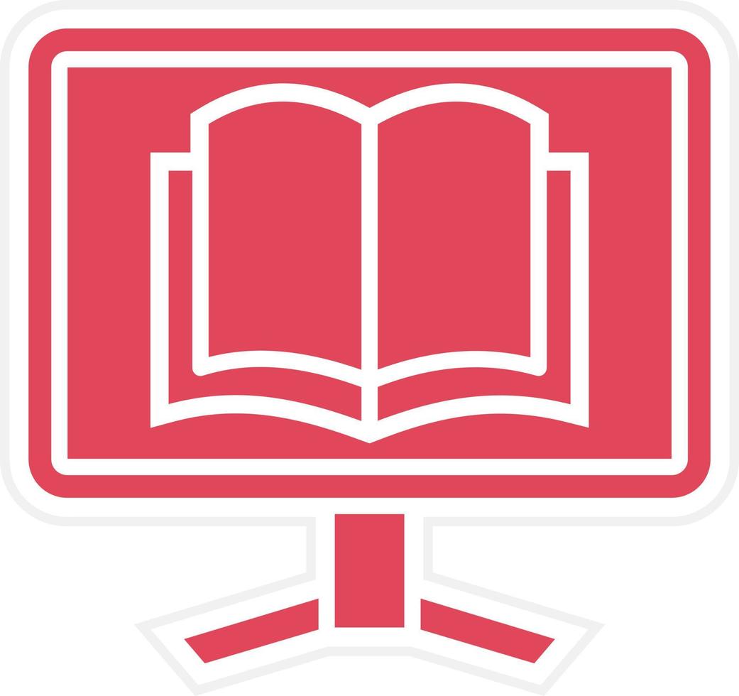 E-Book-Icon-Stil vektor