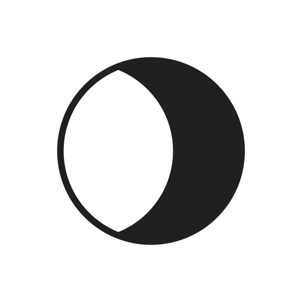 månen vektor för ikon symbol webbillustration