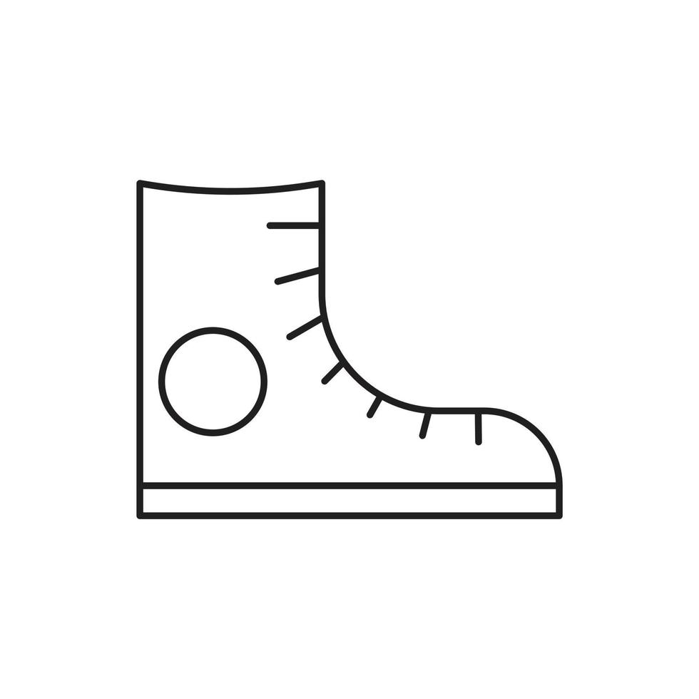 schuhe für die symbolsymbol-website-präsentation vektor