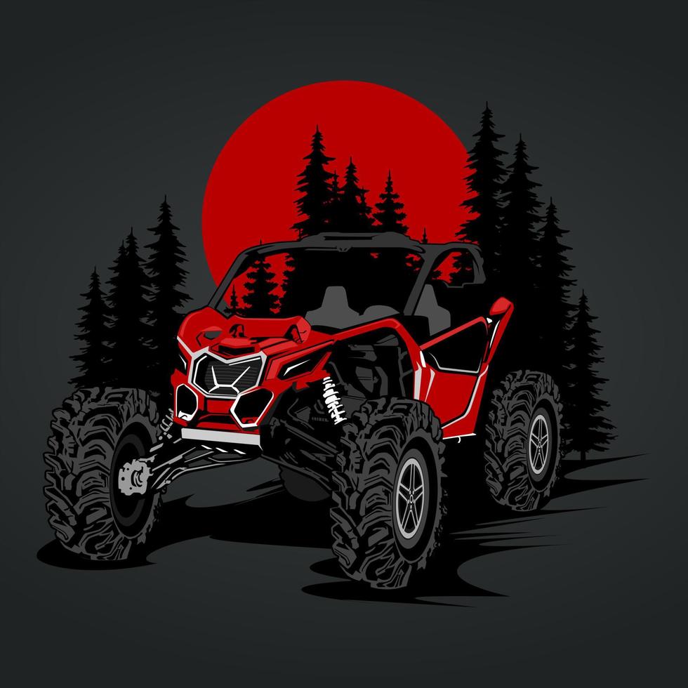 utv illustration design ikon vektor