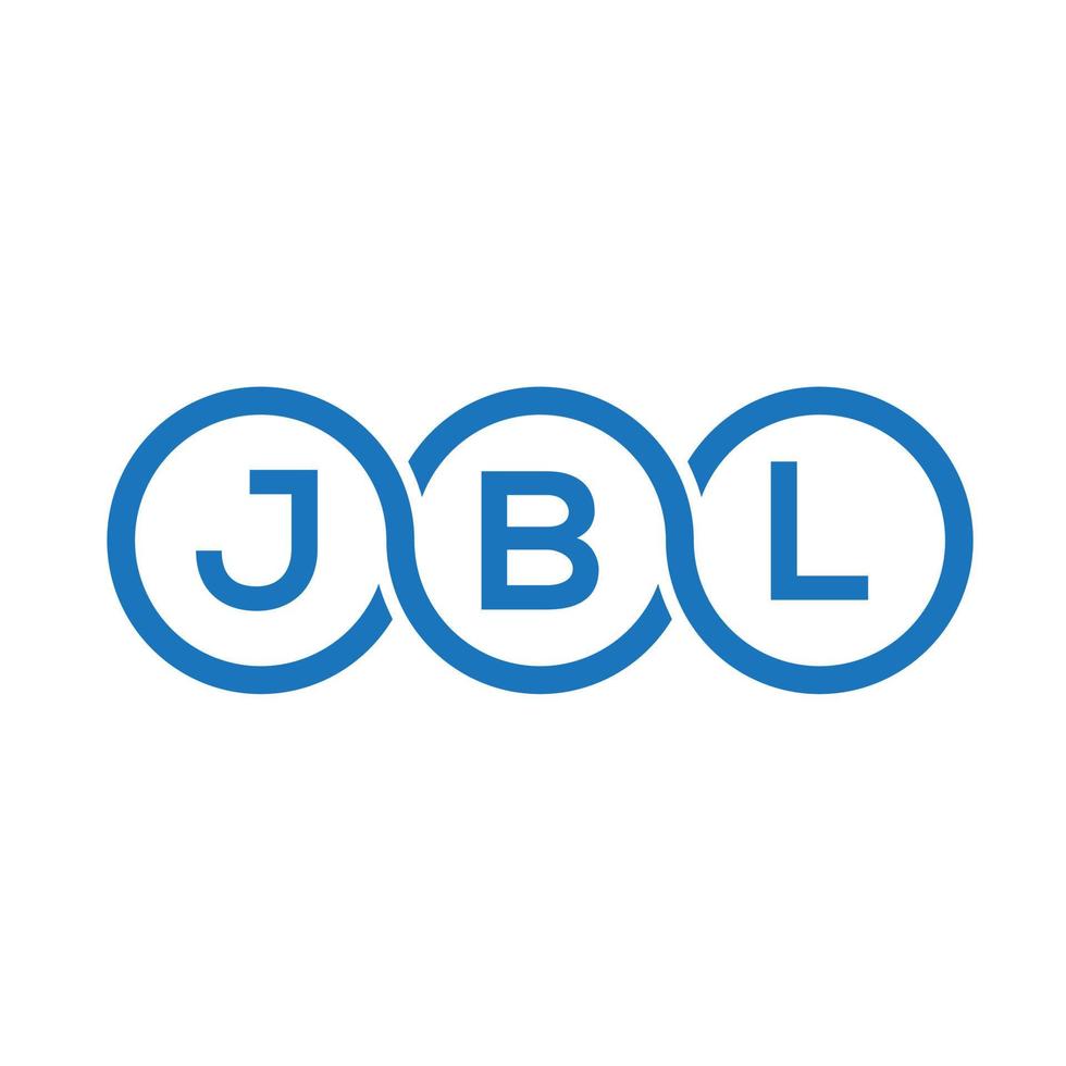 jbl brev logotyp design på vit bakgrund. jbl kreativa initialer brev logotyp koncept. jbl bokstavsdesign. vektor