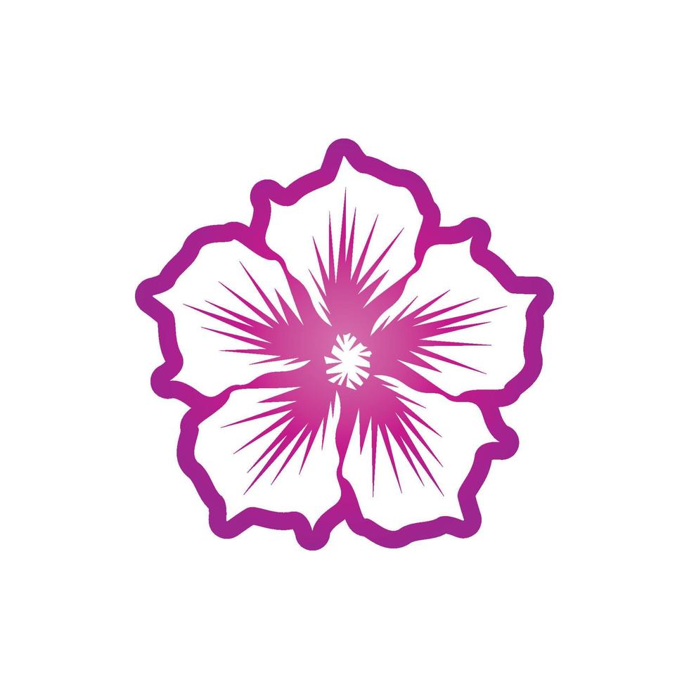 blomma skönhet spa logotyp vektorillustration vektor