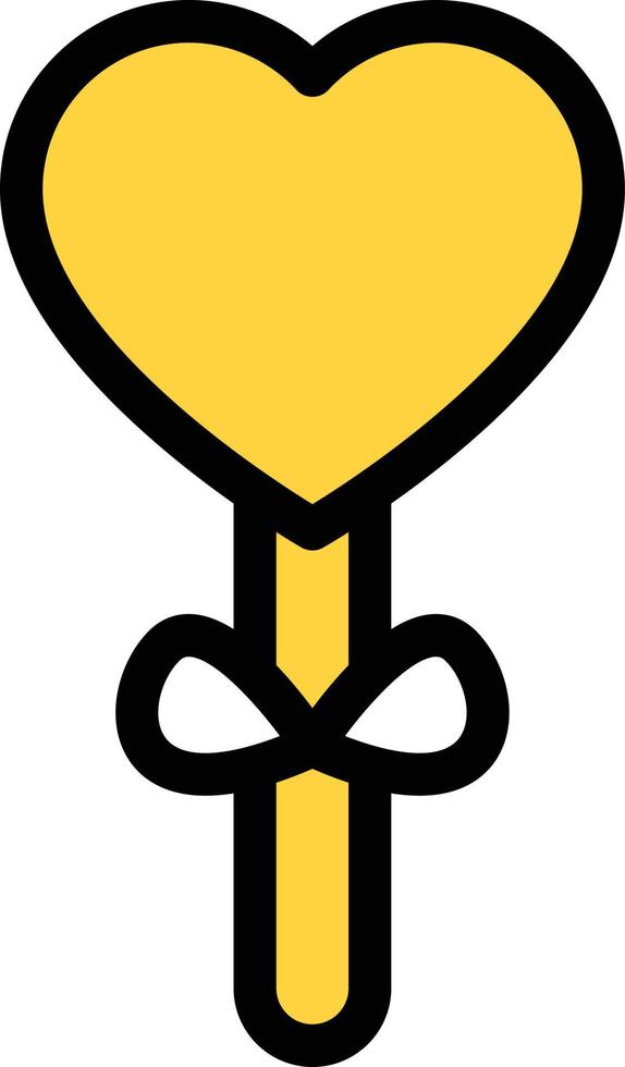 hjärta lollipop vektor illustration på en bakgrund. premium kvalitet symbols.vector ikoner för koncept och grafisk design.