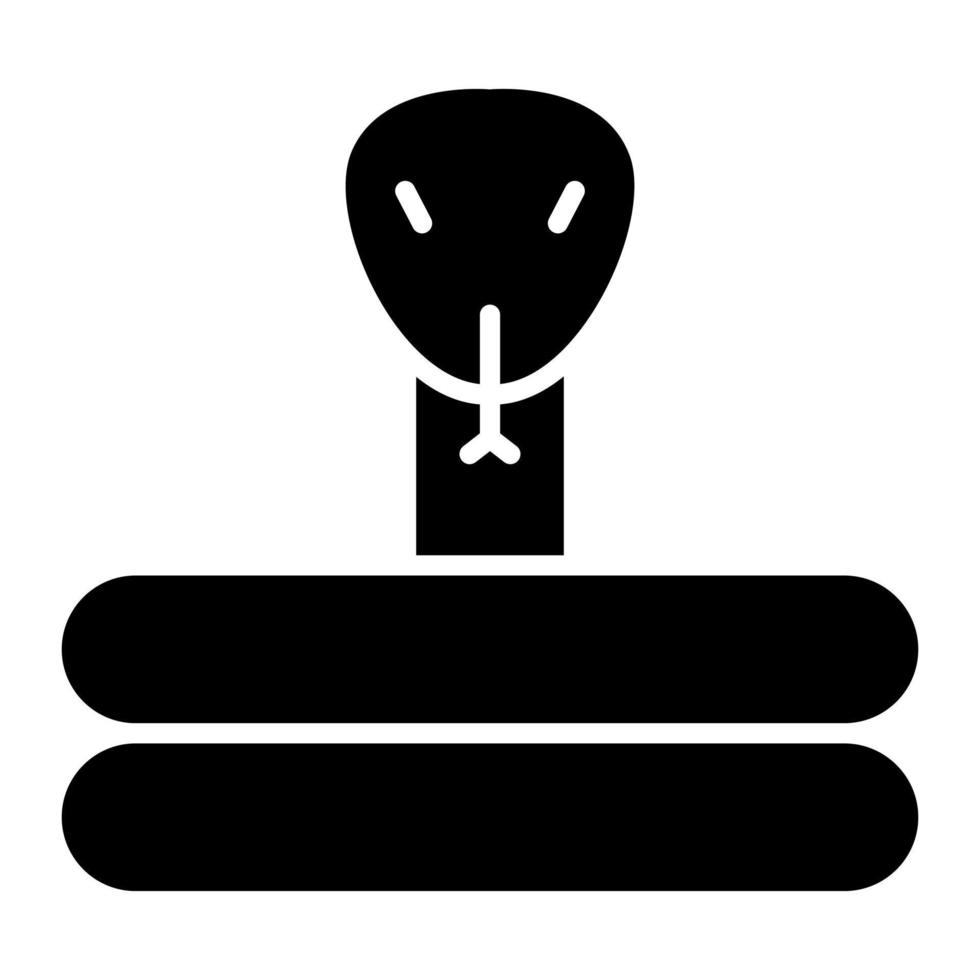 Symbol für Schlangenglyphe vektor