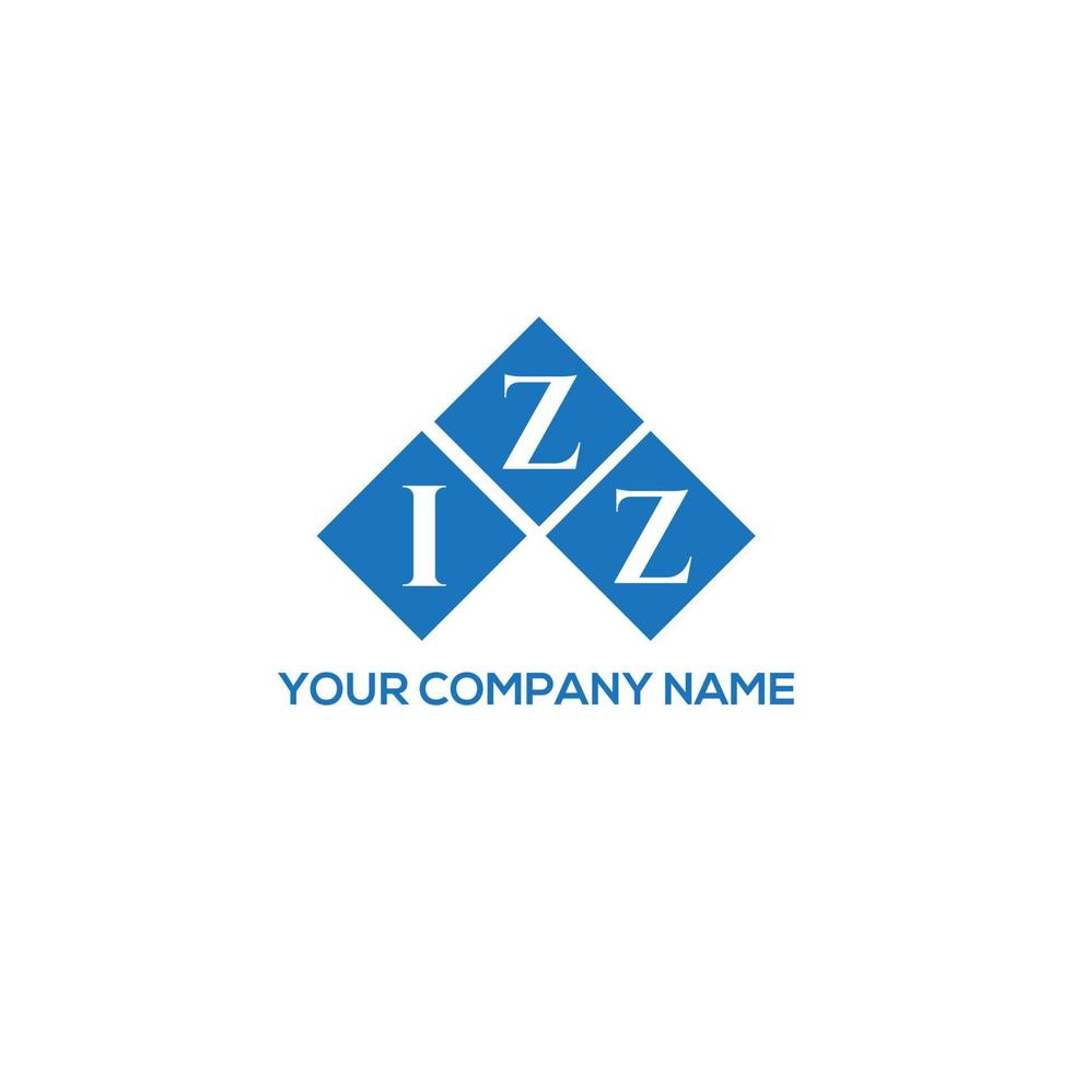 izz-Brief-Logo-Design auf weißem Hintergrund. izz kreative Initialen schreiben Logo-Konzept. izz Briefgestaltung. vektor