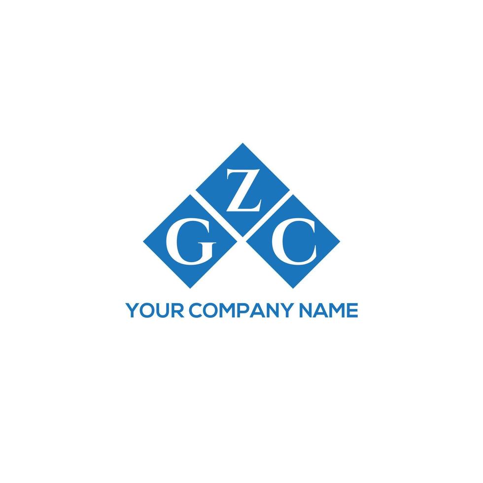 gzc brev logotyp design på vit bakgrund. gzc kreativa initialer brev logotyp koncept. gzc bokstavsdesign. vektor