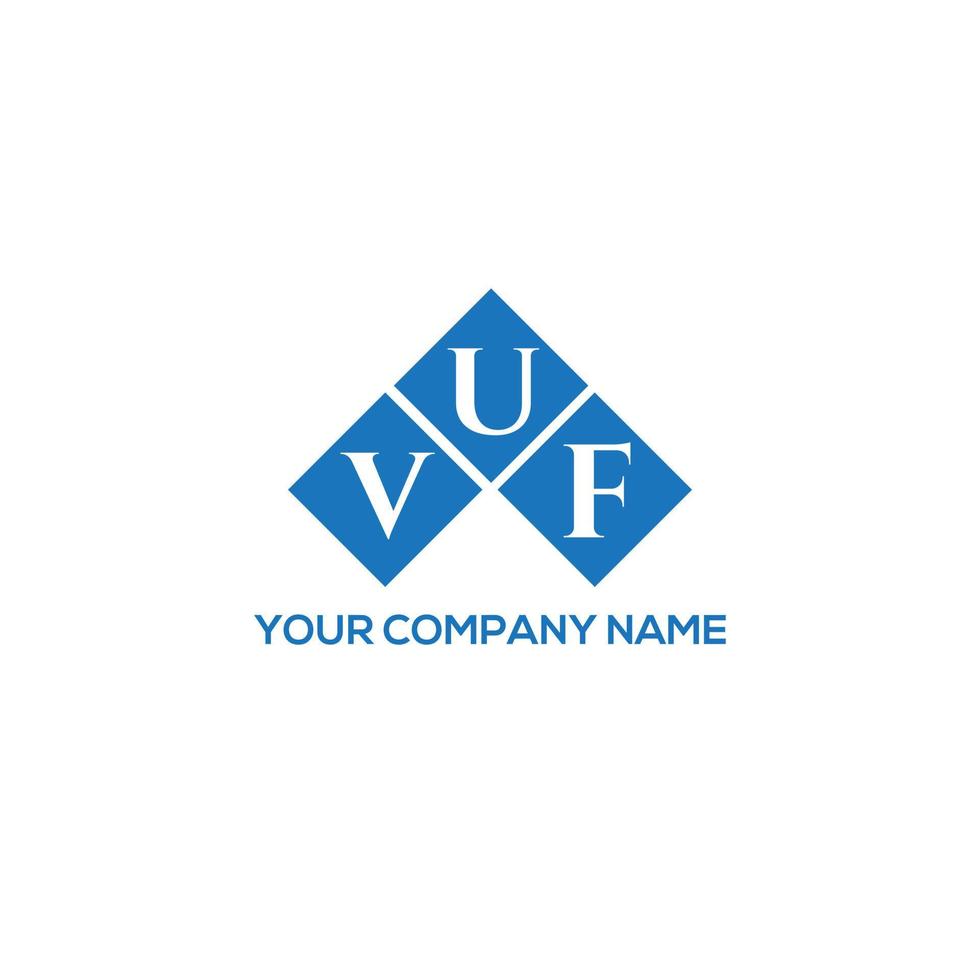 vuf brev logotyp design på vit bakgrund. vuf kreativa initialer brev logotyp koncept. vuf bokstavsdesign. vektor