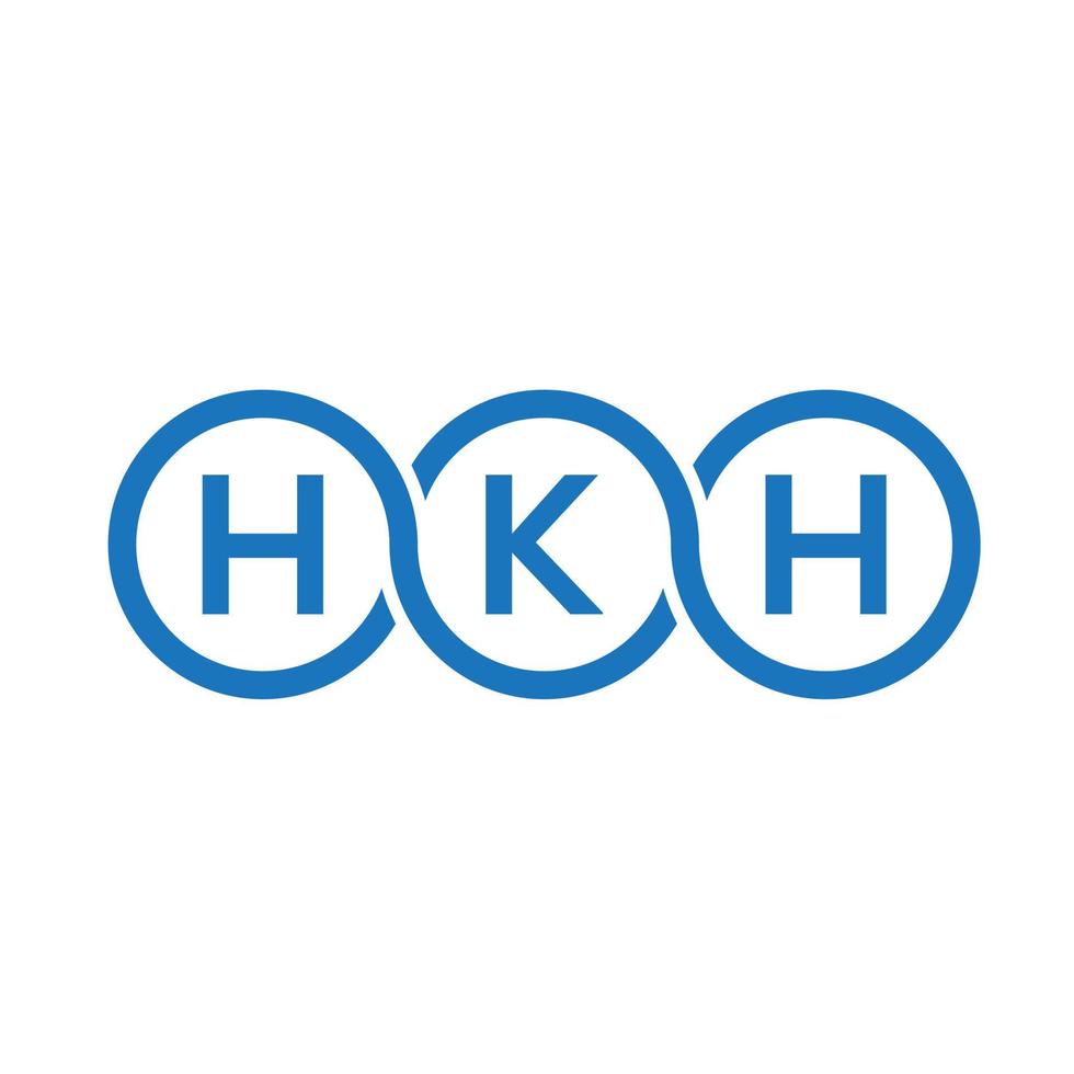 hkh kreativa initialer bokstavslogotyp koncept. hkh brev design.hkh brev logotyp design på vit bakgrund. hkh kreativa initialer bokstavslogotyp koncept. hkh bokstavsdesign. vektor