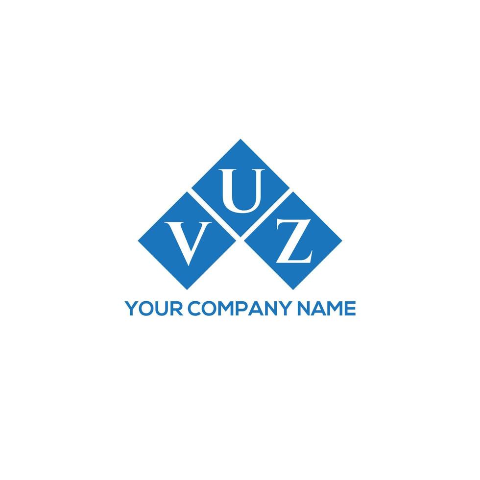 Vuz-Brief-Logo-Design auf weißem Hintergrund. Vuz kreatives Initialen-Buchstaben-Logo-Konzept. Vuz-Briefgestaltung. vektor