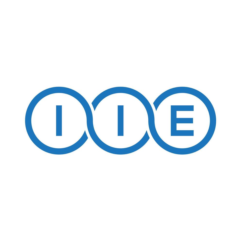 Iie-Brief-Logo-Design auf weißem Hintergrund. ii kreatives Initialen-Buchstaben-Logo-Konzept. ii Briefgestaltung. vektor