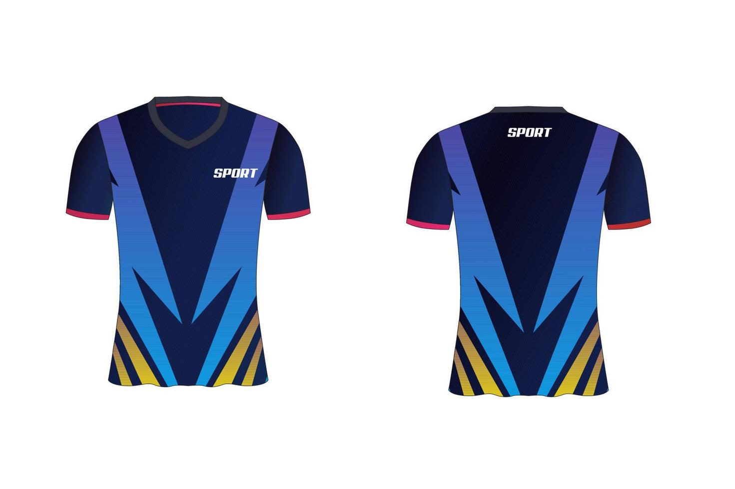 jersey är en elak sport-t-shirtdesign för fotbolls-, basket- och volleybollslag vektor