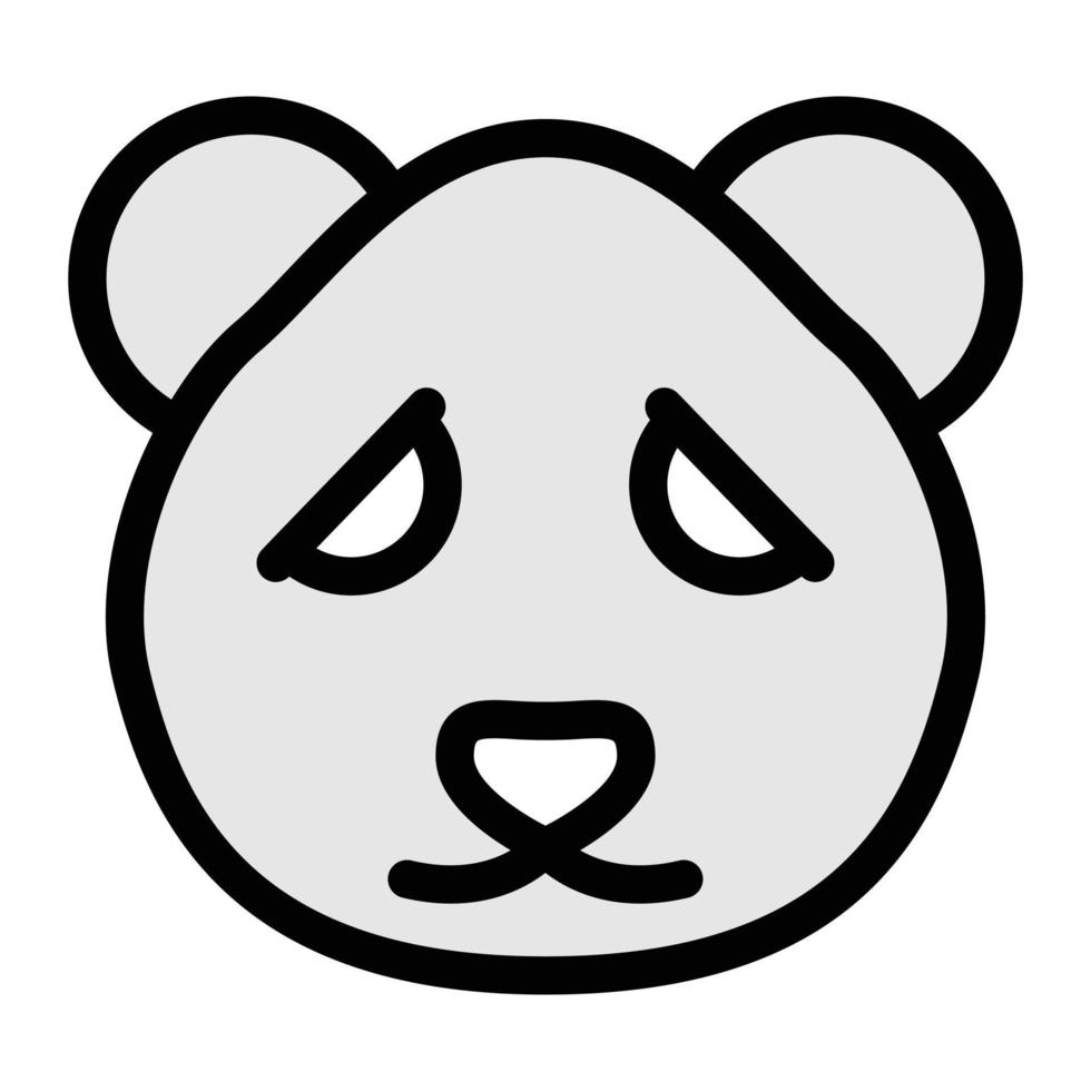 panda vektor illustration på en bakgrund. premium kvalitet symbols.vector ikoner för koncept och grafisk design.