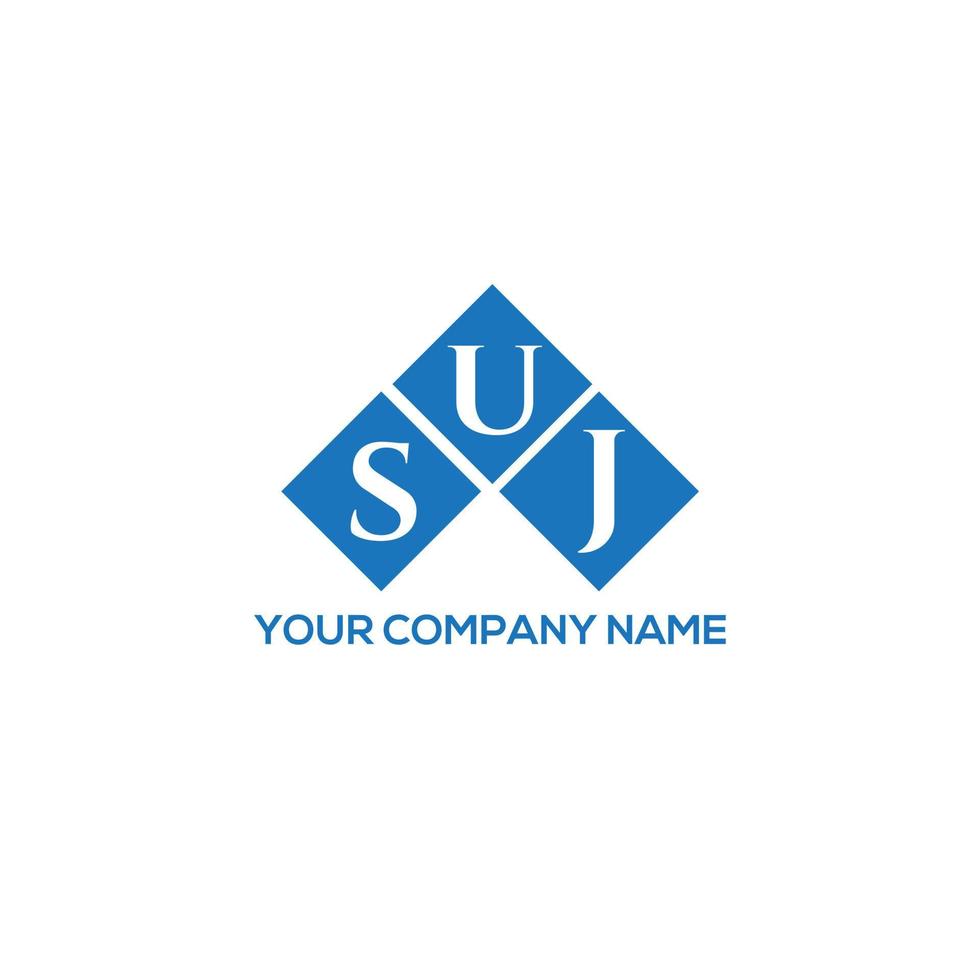 suj-Brief-Logo-Design auf weißem Hintergrund. suj kreative Initialen schreiben Logo-Konzept. suj Briefgestaltung. vektor