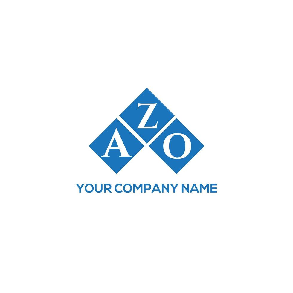 Zao-Brief-Logo-Design auf weißem Hintergrund. zao kreative Initialen schreiben Logo-Konzept. Zao-Buchstaben-Design. vektor