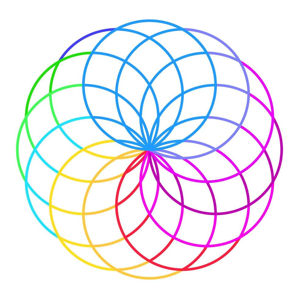 abstraktes Logo im Blumensymbol vektor