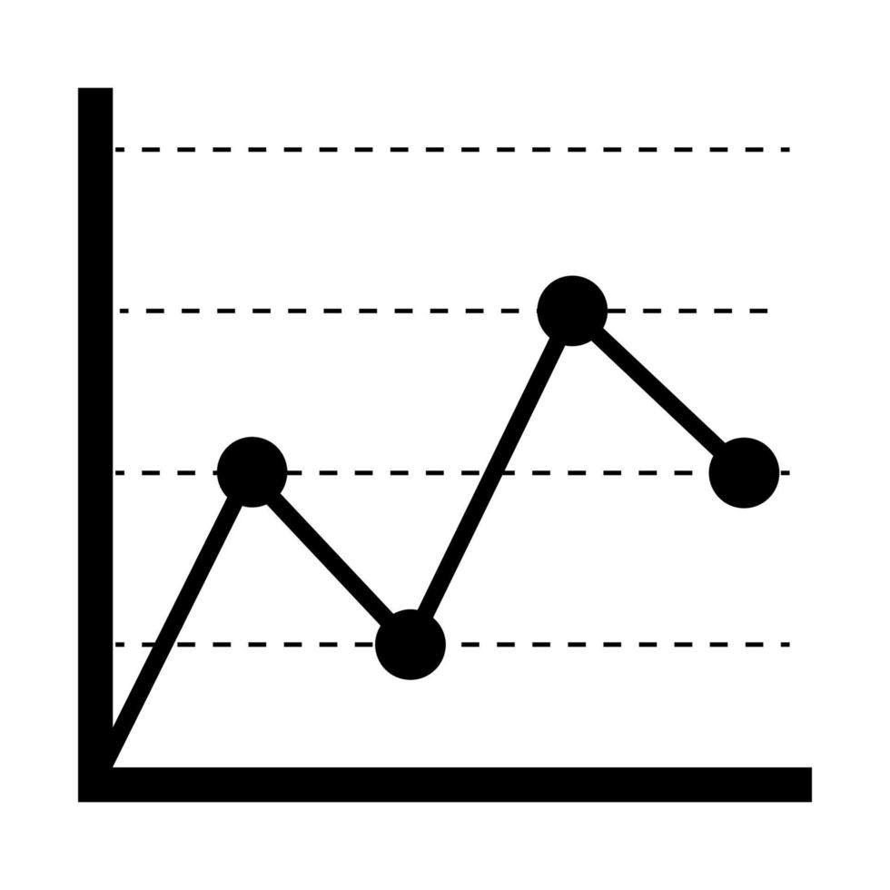 einfache schwarze Icon-Grafik im Minimalismus. Vektor-Illustration vektor