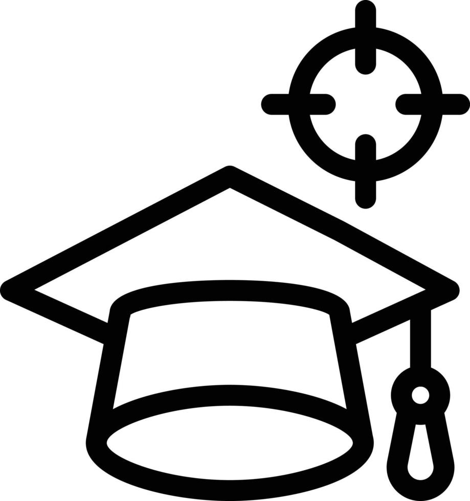 grad hatt vektor illustration på en bakgrund. premium kvalitet symbols.vector ikoner för koncept och grafisk design.