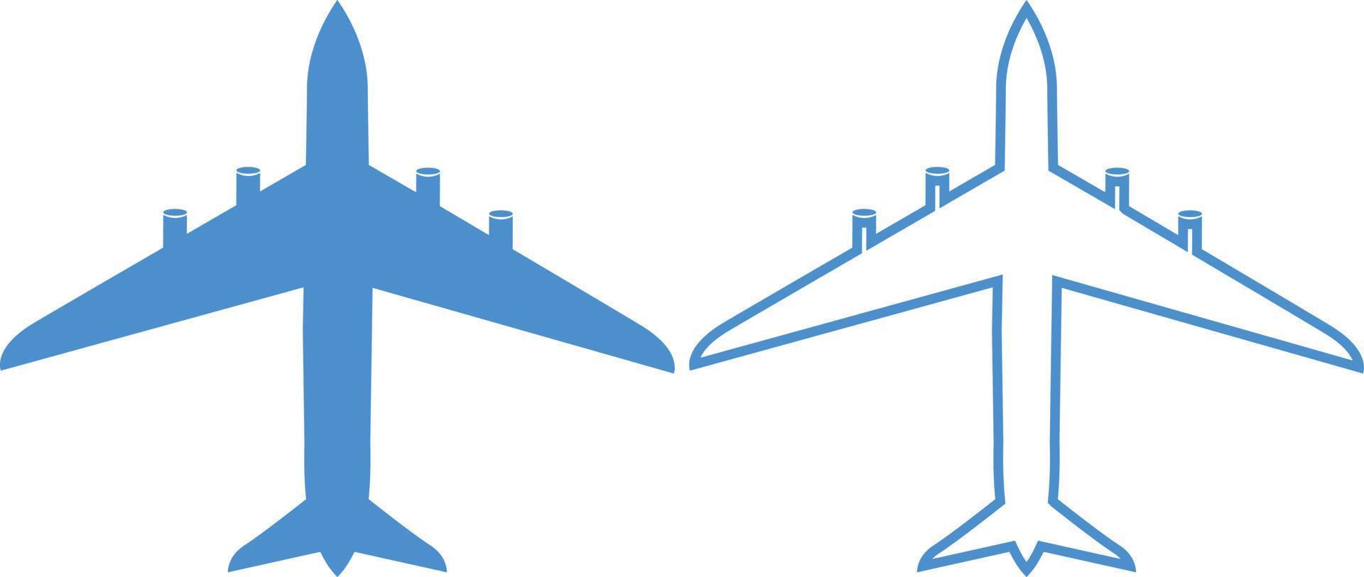 flygplan ikon vektor. flygtransport symbol. resa illustration. semester symbol. plan ikonuppsättning vektor