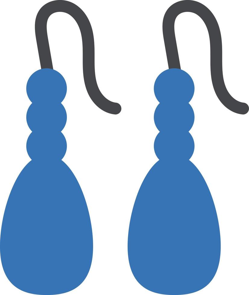 Ohrringvektorillustration auf einem Hintergrund Premium-Qualitätssymbole Vektorsymbole für Konzept und Grafikdesign. vektor