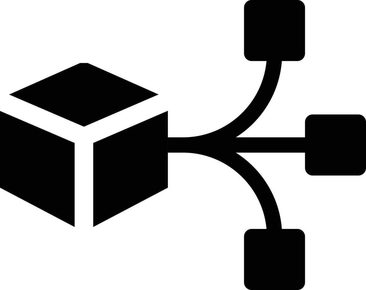 blockchain-vektorillustration auf einem hintergrund. hochwertige symbole. Vektorsymbole für Konzept und Grafikdesign. vektor